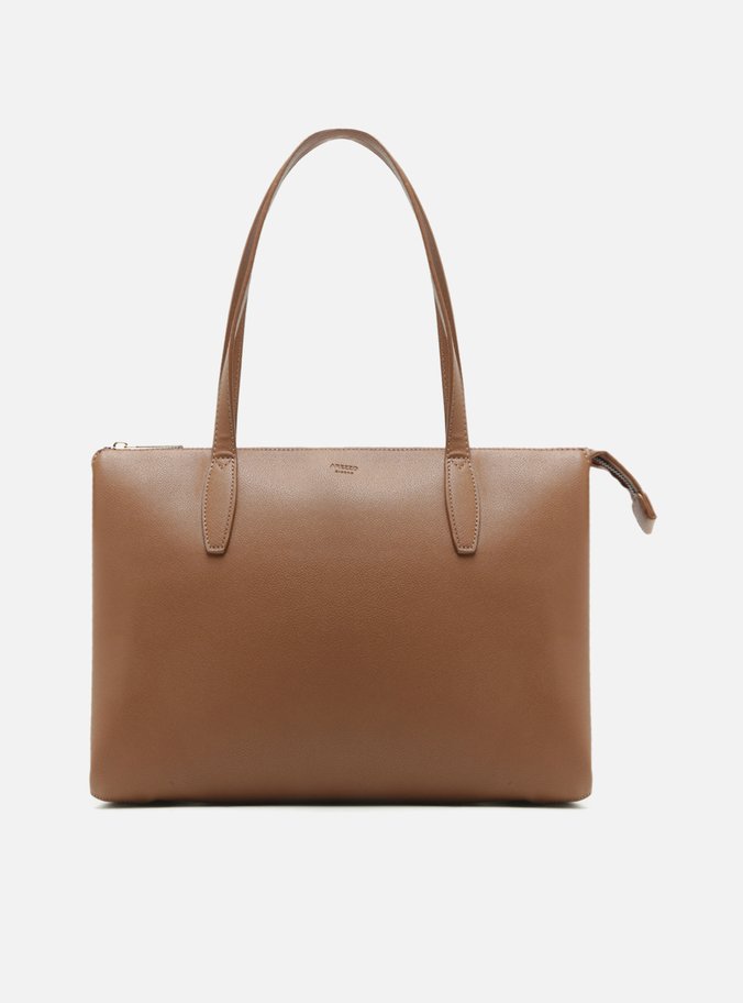 Bolsa Shopping Marrom Grande Básica