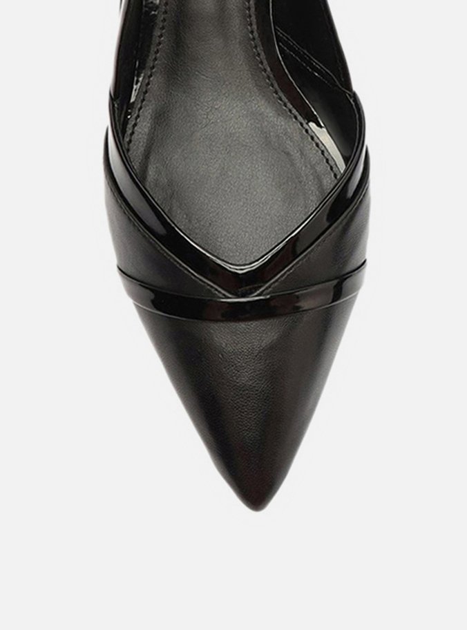 Scarpin Preto Salto Bloco
