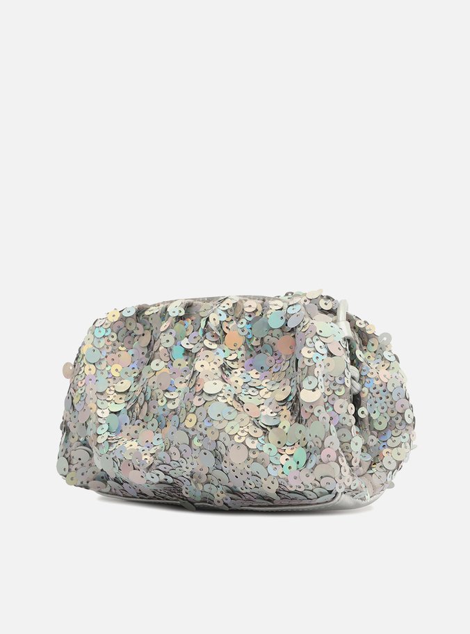 Bolsa Tiracolo Prata Aria Paetê
