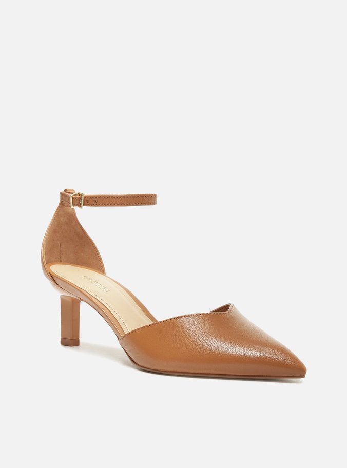 Scarpin Nude Salto Fino Slingback