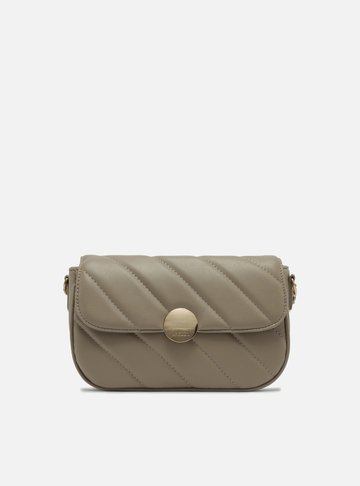 Bolsa Tiracolo Cinza Pequena Matelassê