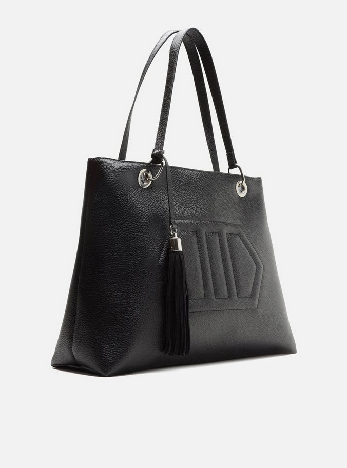 Bolsa Hobo Preta Verona Grande