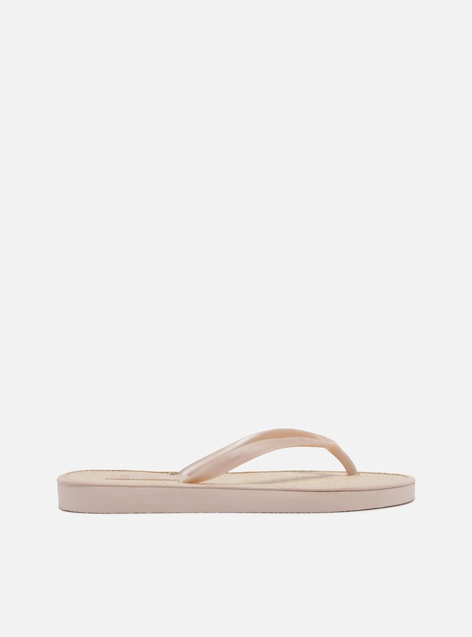 Chinelo de Dedo Nude Palha La Sirene