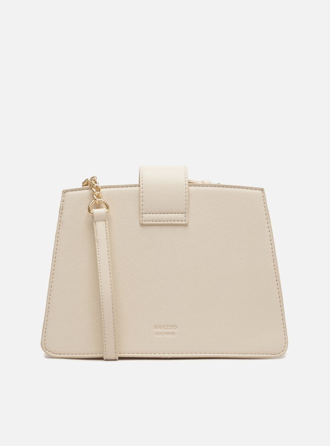Bolsa Tiracolo Branca Pequena Corrente