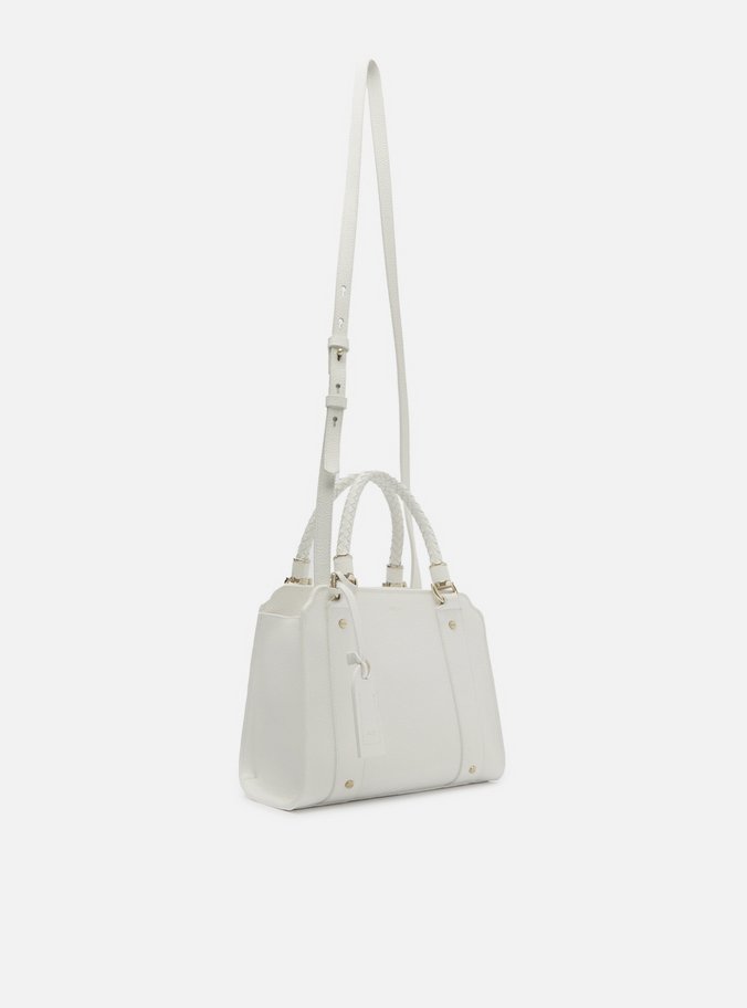 Bolsa Tote Branca Piazza Média Alças