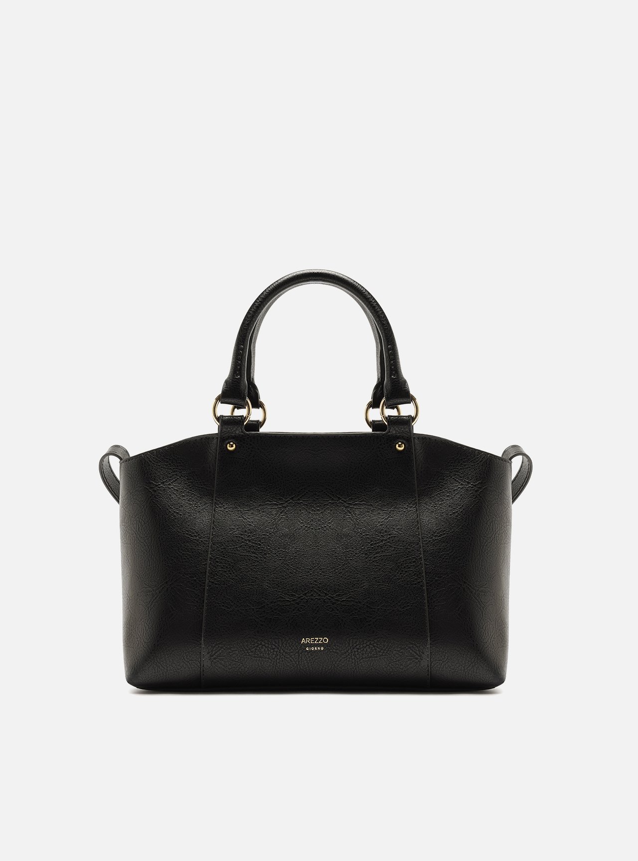Bolsa Tote Marrom Média Metais — foto 1