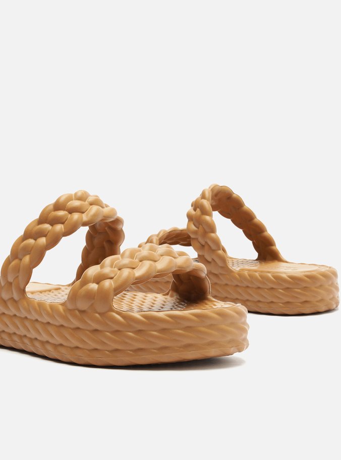 Sandália Marrom Flatform Marrocos Up