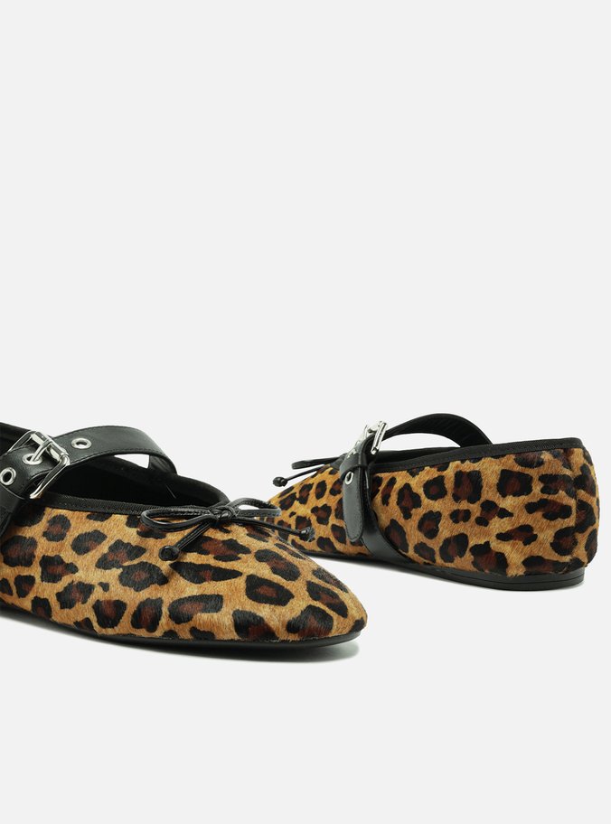 Sapatilha Animal Print Laço