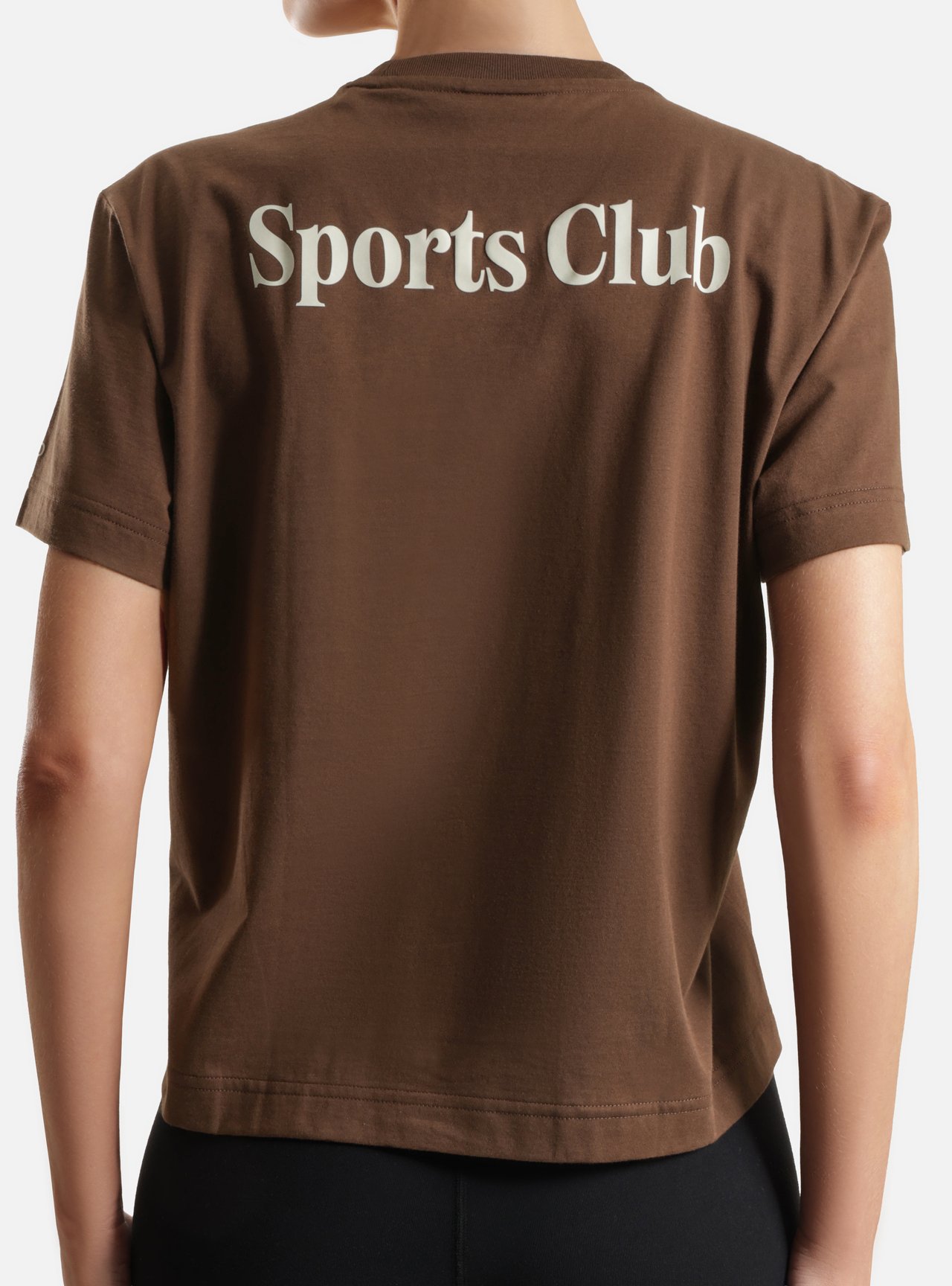 Blusa Manga Curta Marrom Sports Club Fila — foto 5