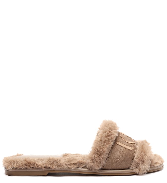 Slide Nude Pelo Bordado Home