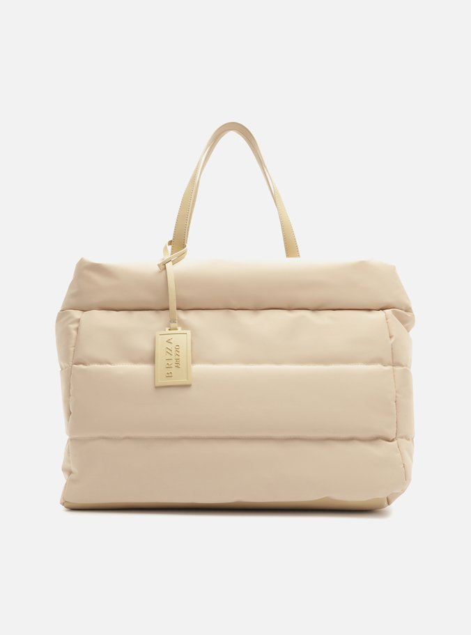 Bolsa Shopping Off-White Grande Nylon Brizza