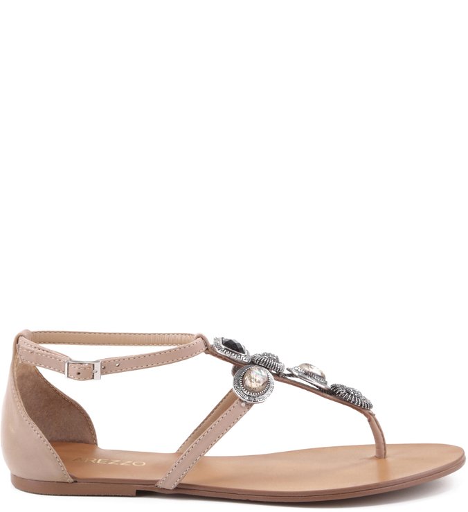Rasteira Pedraria Chic Pelle