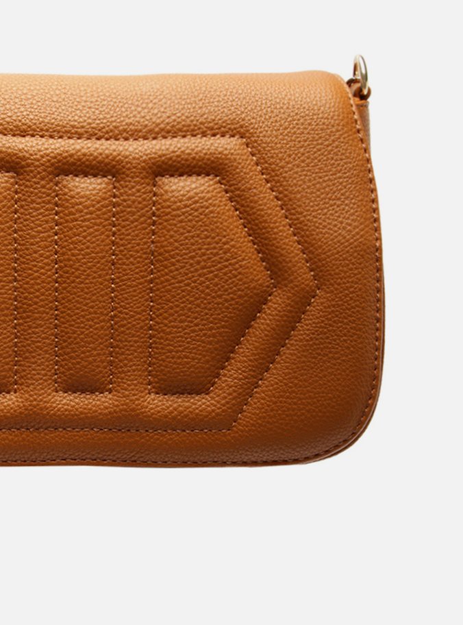 Bolsa Tiracolo Marrom Caramel Verona Pequena Corrente