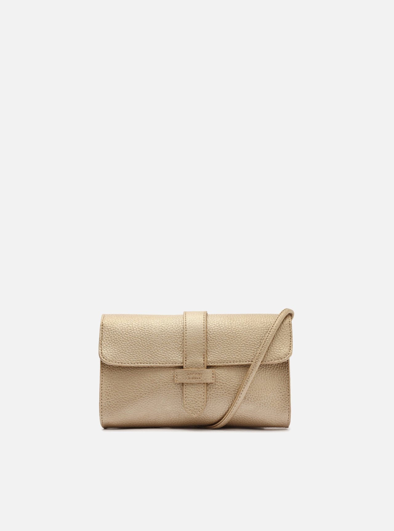 Bolsa Tiracolo Dourada Betina Pequena — foto 1