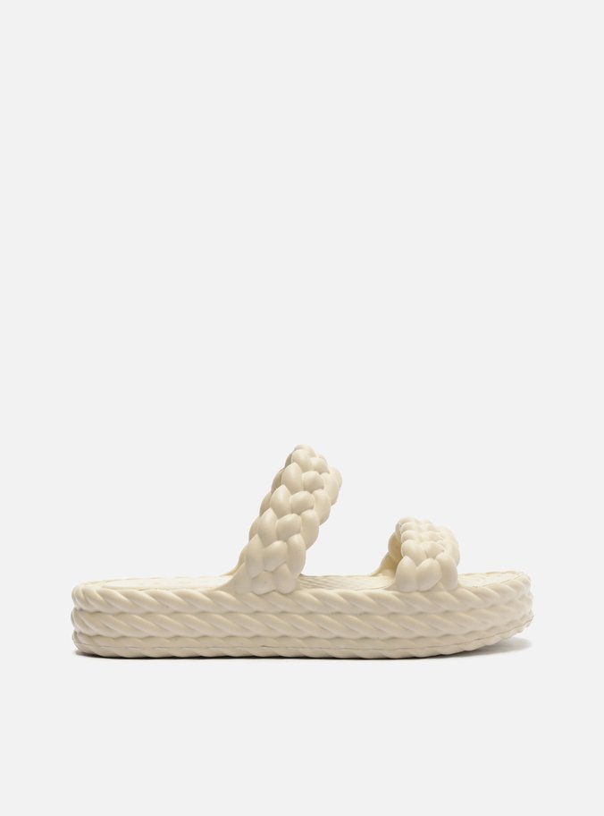 Sandália Branca Flatform Marrocos Up