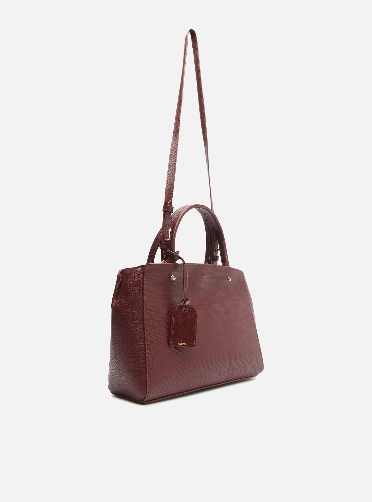 Bolsa Tote Vermelha Couro Wave Bella Média — foto 5