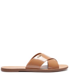 Rasteira Slide Injetado Tiras Natural Wood