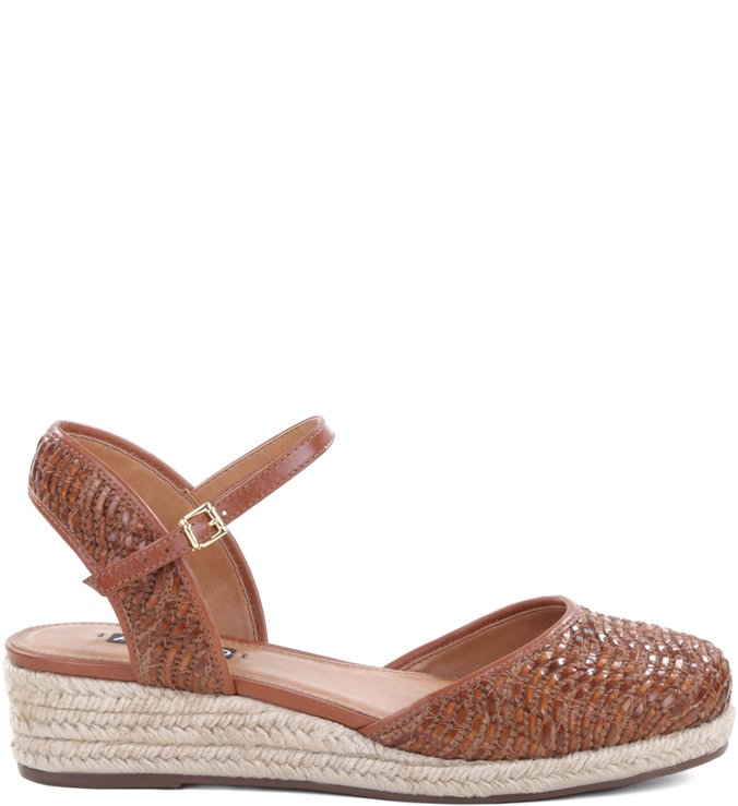 Espadrile Tramada Marrom