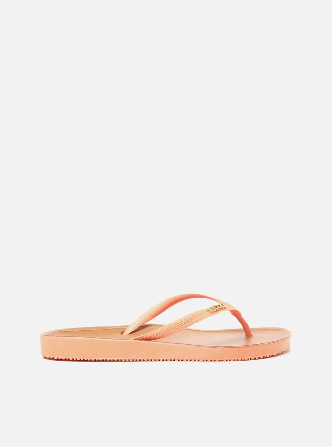Chinelo de Dedo Laranja Brizza
