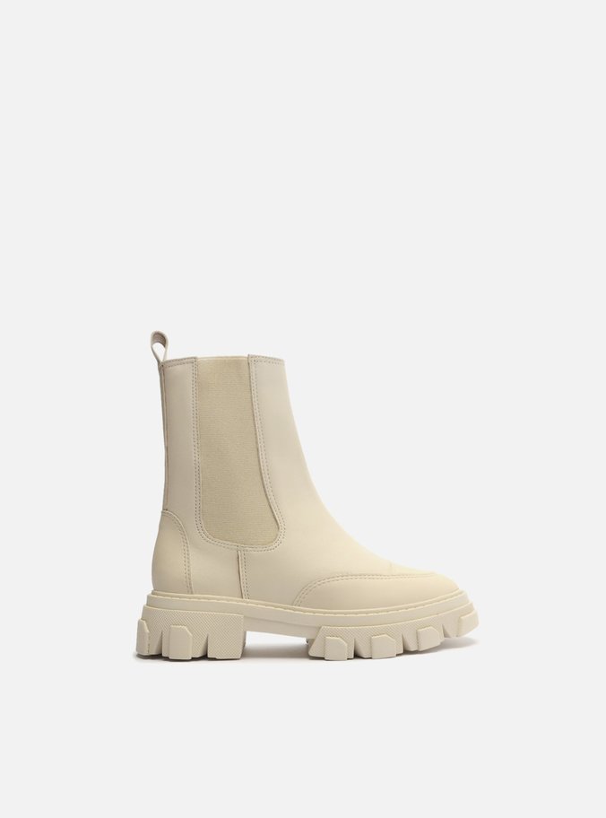 Bota Infantil Chelsea Off-White Tratorada