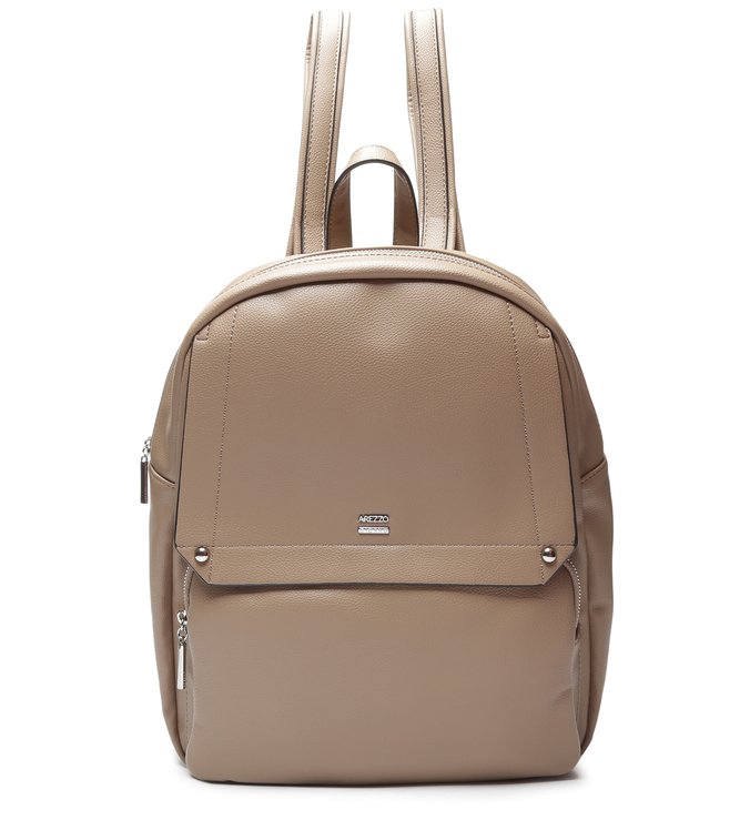 Mochila Front Pocket Cinza