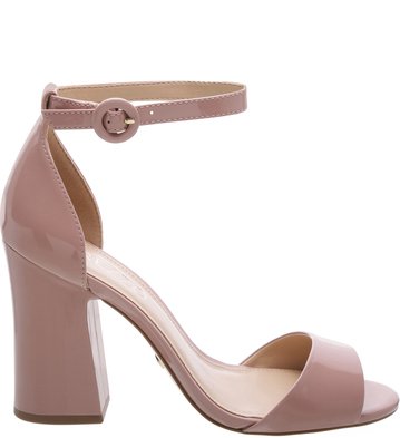 Sandália Verniz Isabelli Feminino Rose Blush