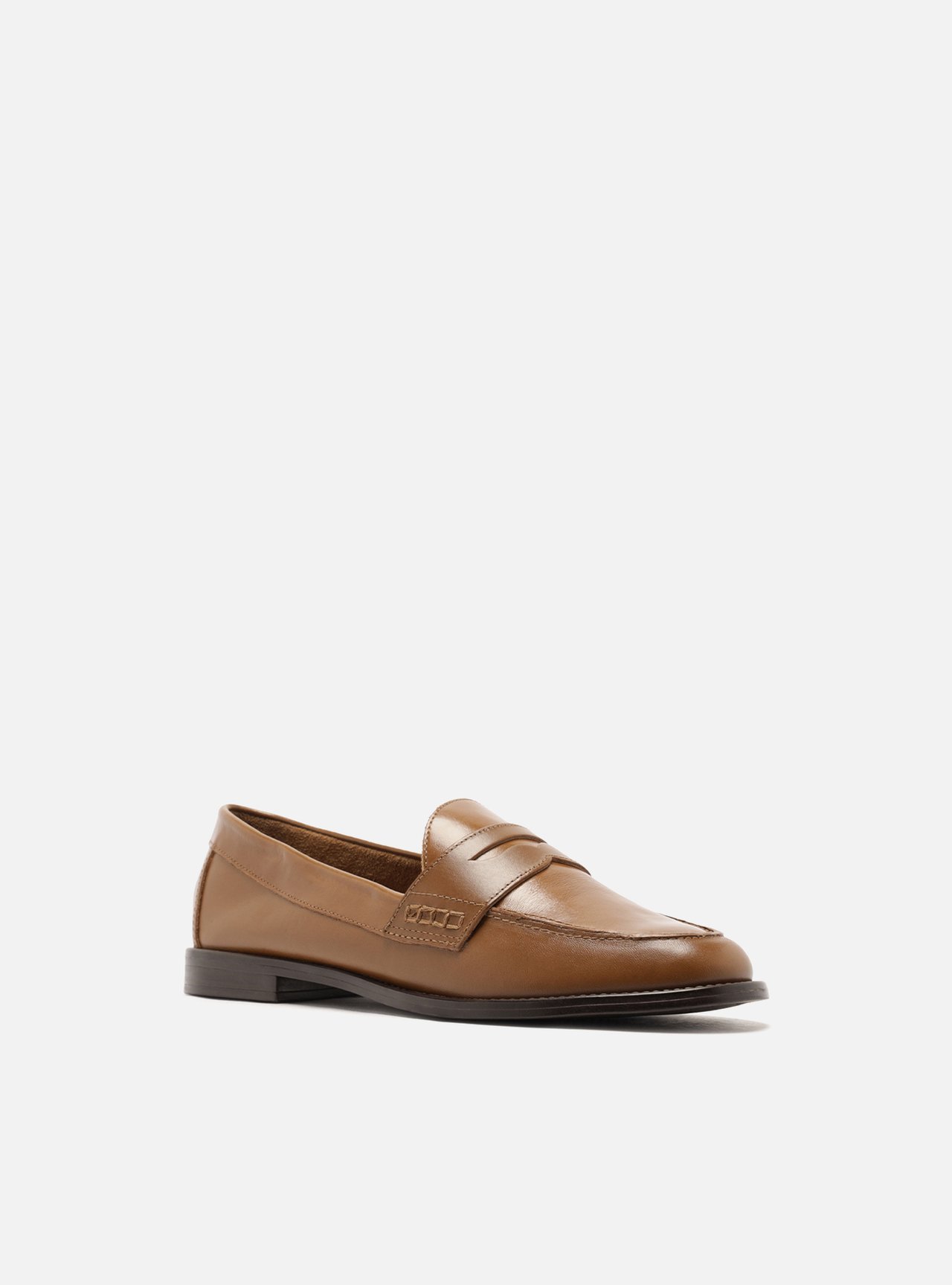 Mocassim Marrom Couro Tira Classic — foto 2