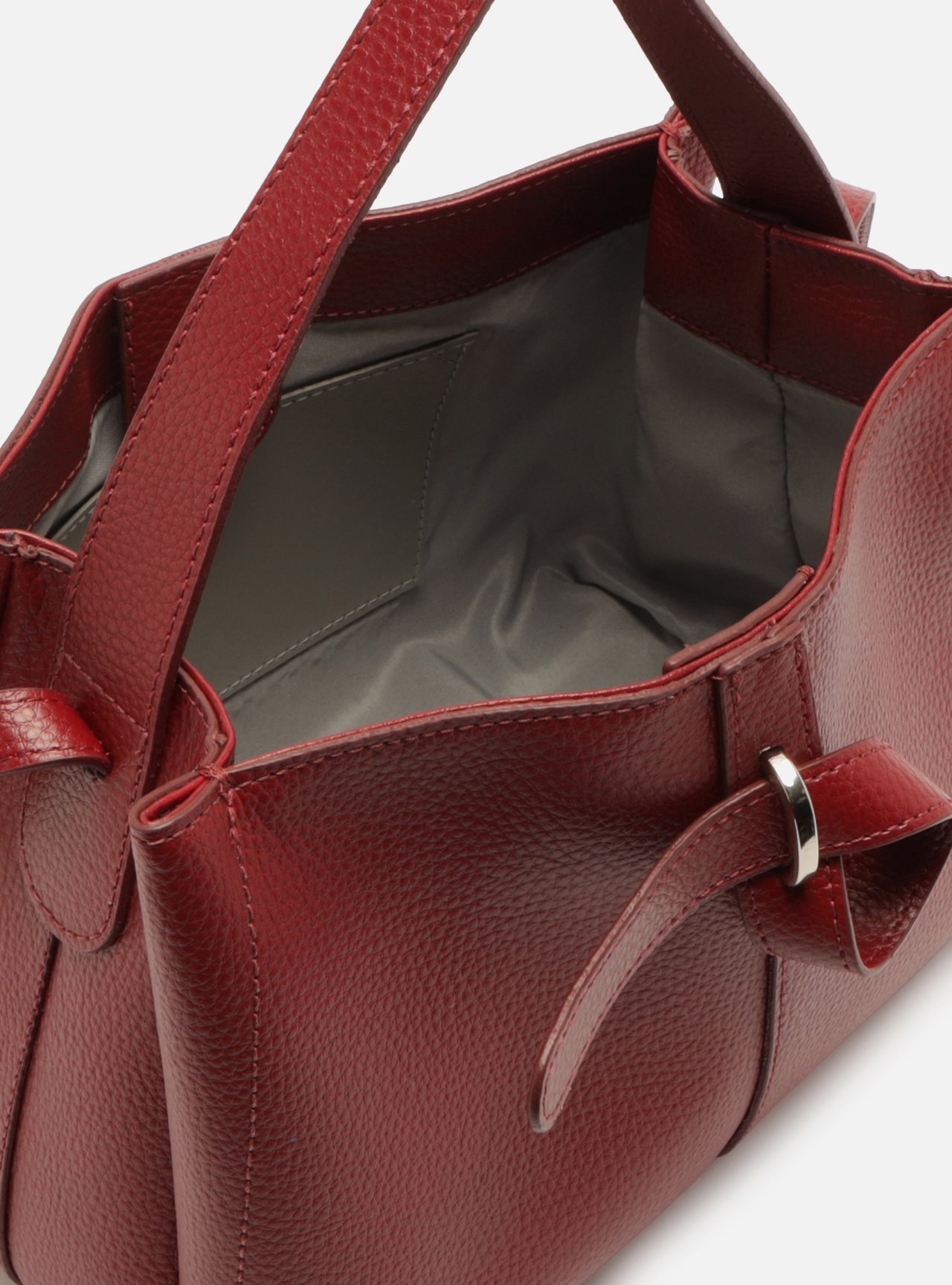 Bolsa Tote Vermelha Média Laço — foto 4
