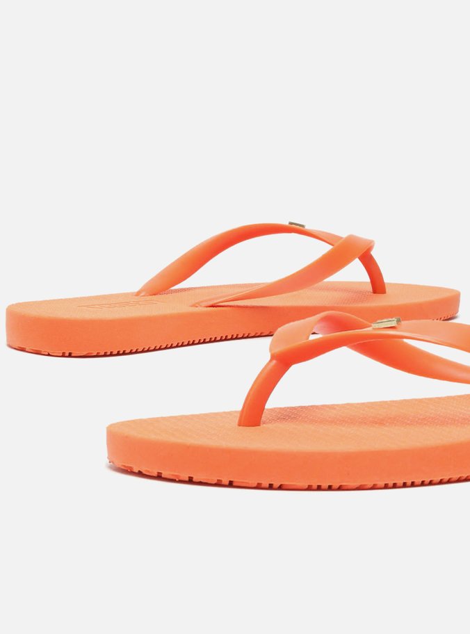 Chinelo de Dedo Injetado Laranja Brizza