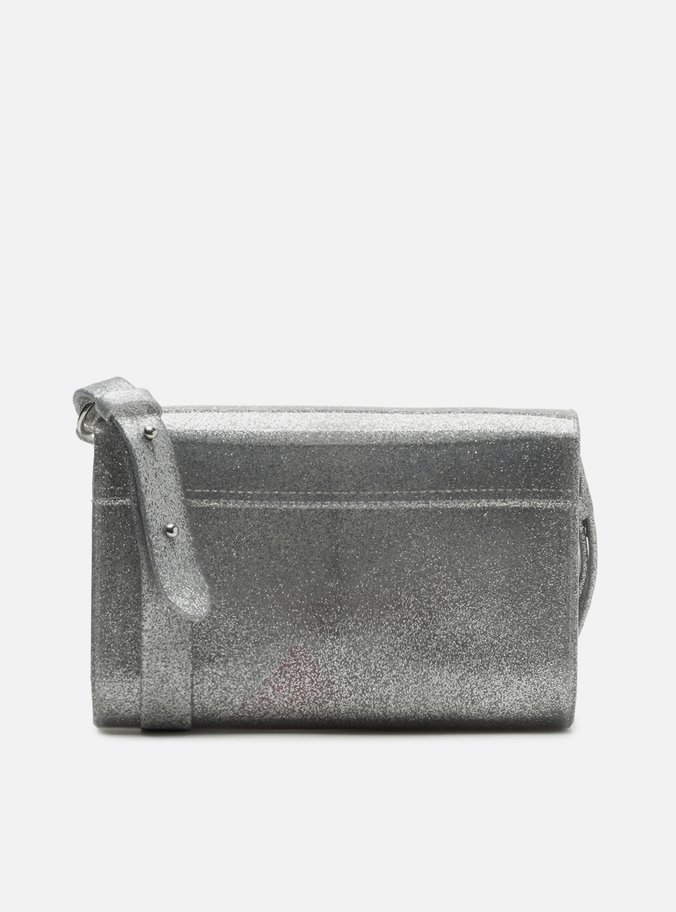 Bolsa Tiracolo Prata Glitter Millie Pequena Brizza