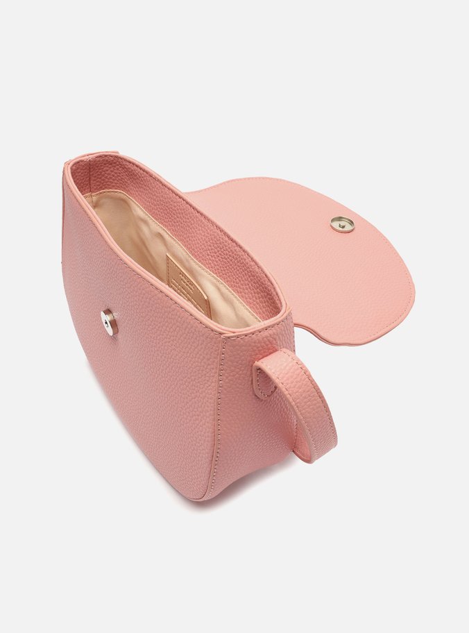 Bolsa Tiracolo Rosa Média