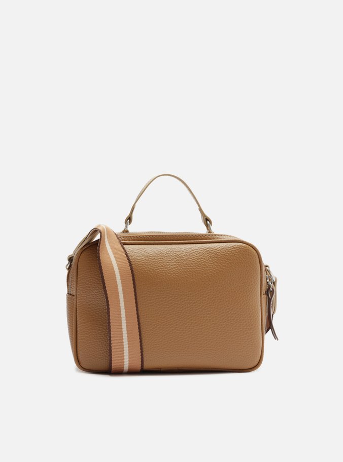 Bolsa Tiracolo Marrom Camurcina Prione Média