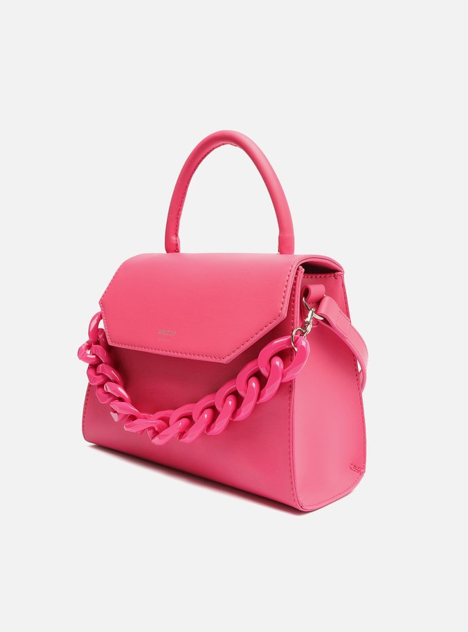 Bolsa Satchel Rosa Iara Média Pink Soul