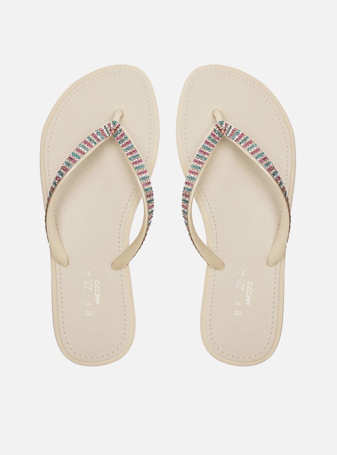 Chinelo de Dedo Off-White Brizza