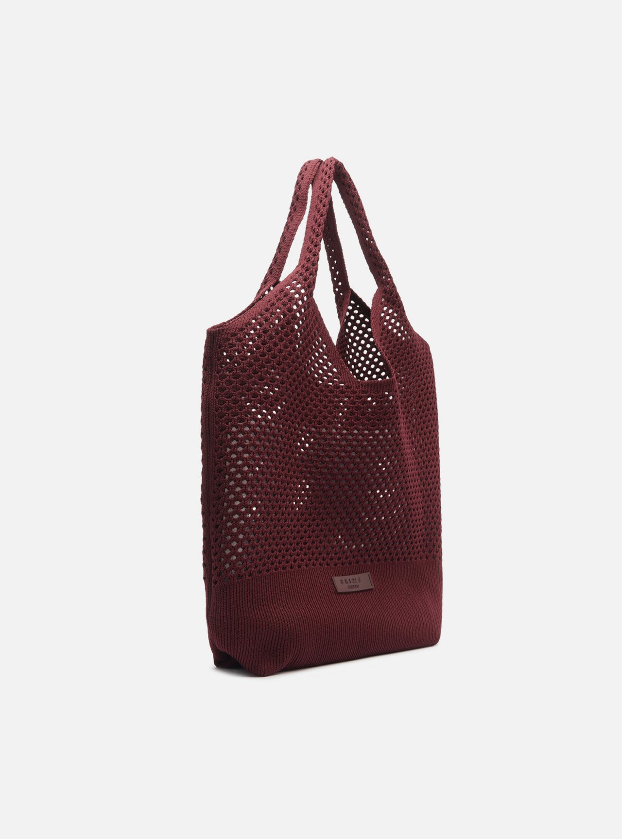 Bolsa Shopping Vermelha Knit Média Brizza — foto 5