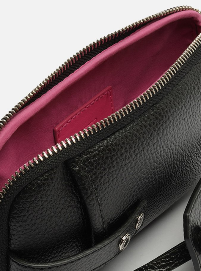Mini Bolsa Preta Porta-Celular Bag Charm