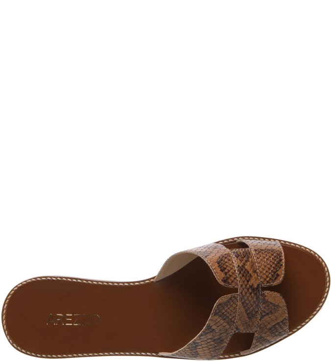 Chinelo Snake H Natural Wood