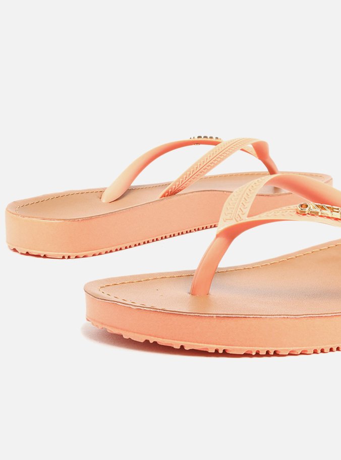 Chinelo de Dedo Laranja Brizza