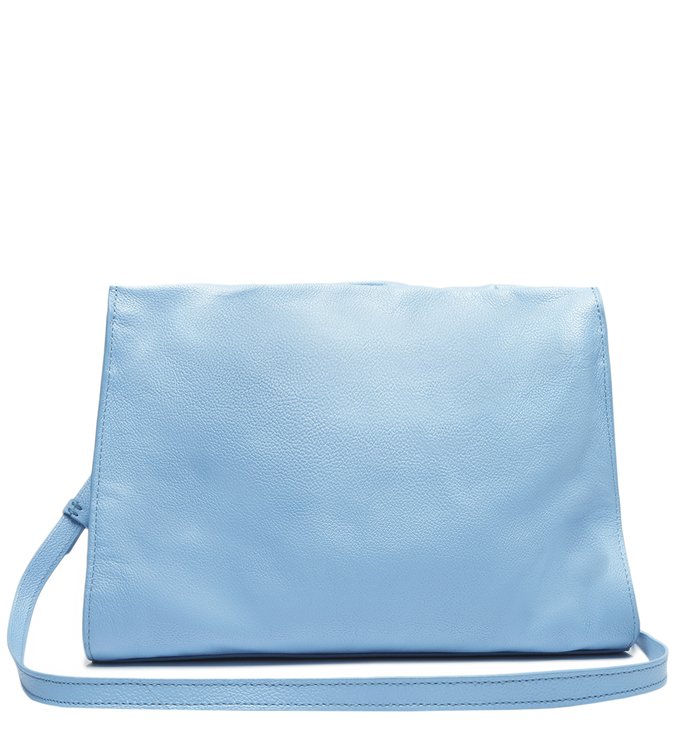 navy suede tote bolsa