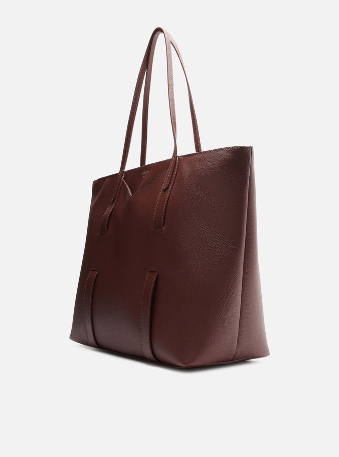 Bolsa Shopping Marrom Grande Tiras
