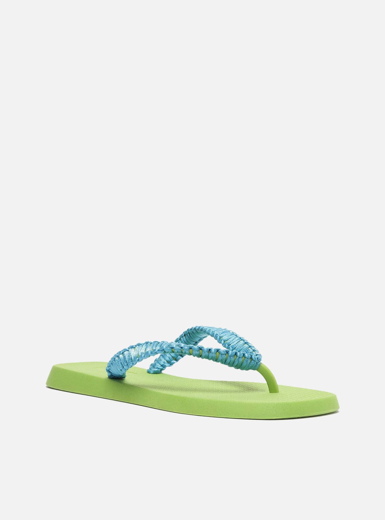 Chinelo de Dedo Verde Macramê Artesanal Brizza Fun — foto 3