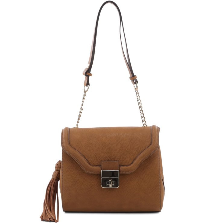Bolsa Satchel Marjorie Camel