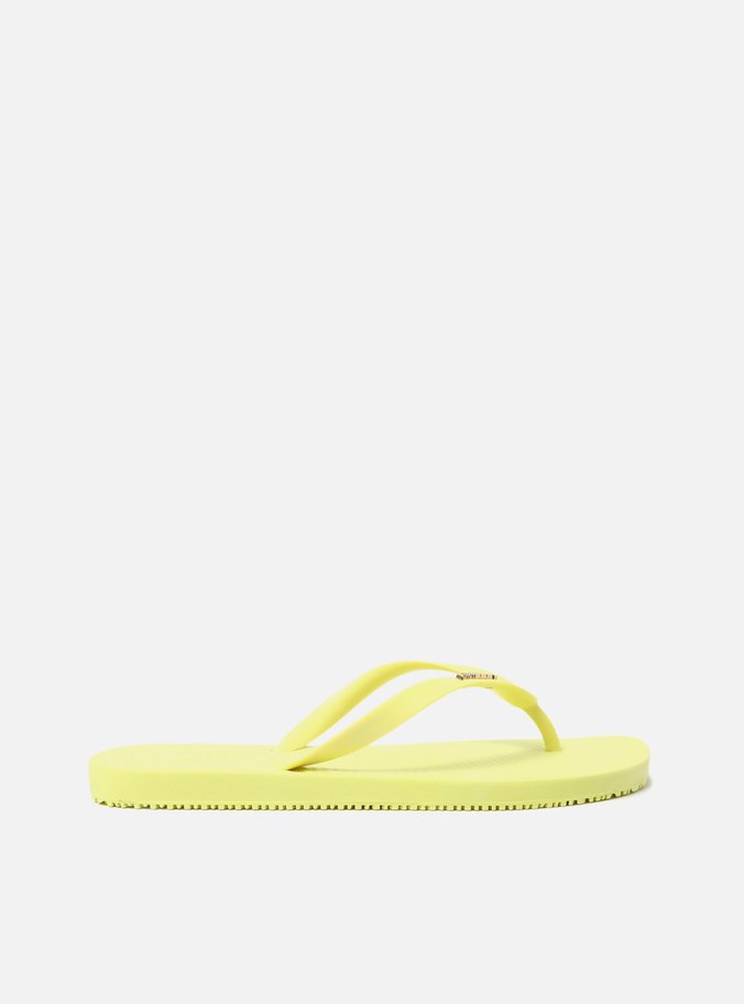 Chinelo de Dedo Amarelo Neon Brizza