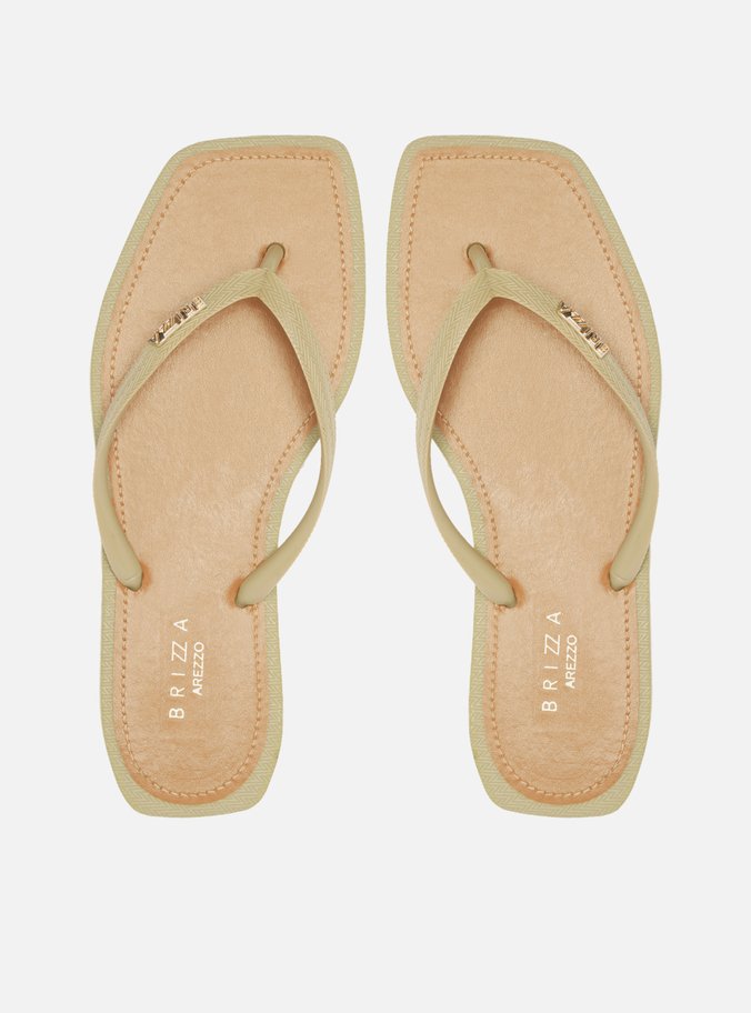 Chinelo de Dedo Cinza Recouro Square Brizza