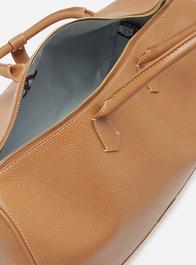 Bolsa de Viagem Caramelo Couro  Grande