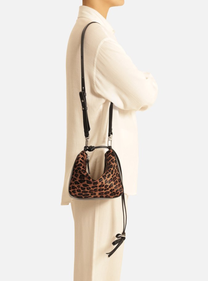 Bolsa Tiracolo Animal Print Pequena Alças Mix