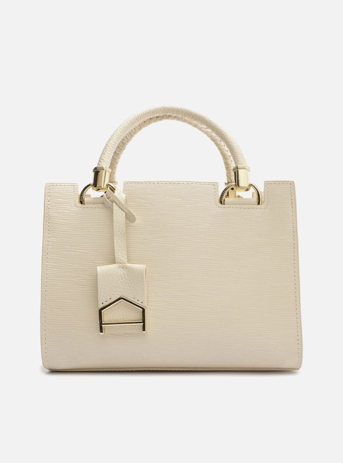 Bolsa Tote Off-White Couro Abraccio Média