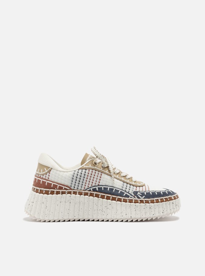 Tênis Multicolorido Sola Alta Bordados