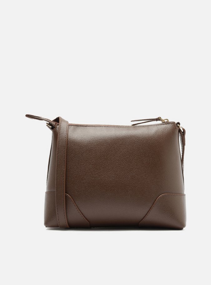 Bolsa Tiracolo Marrom Pequena