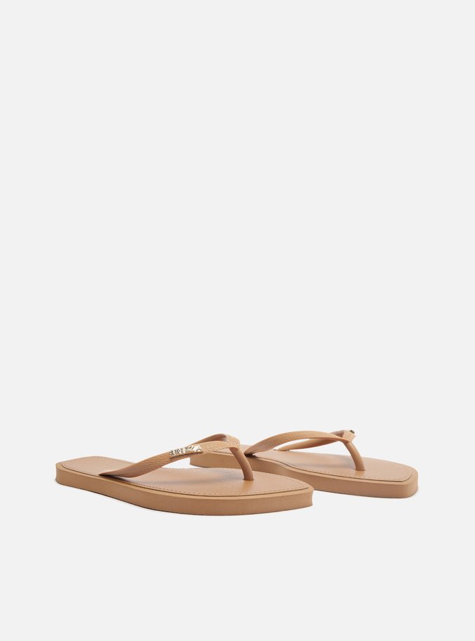Chinelo de Dedo Nude Leaf Recouro Brizza